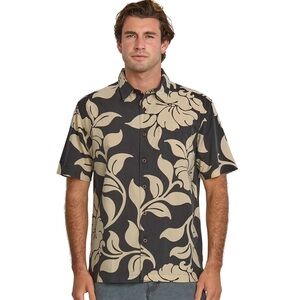 Quiksilver Men's All Time Pareo Woven Shirt in Phantom SzL